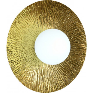 Kinkiet okrągły Sun | Złoto i szkło | Step Into Design
