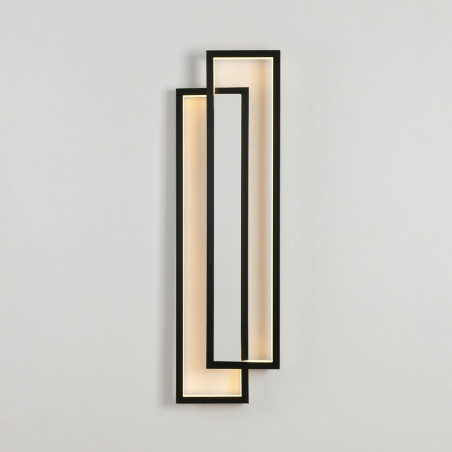 Kinkiet LED Symmetry czarny mat | Step Into Design