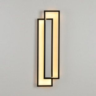 Kinkiet LED Symmetry czarny mat | Step Into Design