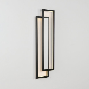 Kinkiet LED Symmetry czarny mat | Step Into Design