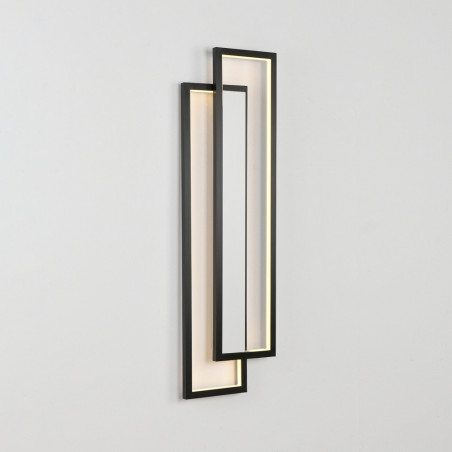 Kinkiet LED Symmetry czarny mat | Step Into Design