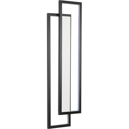 Kinkiet LED Symmetry czarny mat | Step Into Design