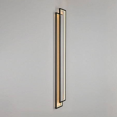 Kinkiet LED Symmetry czarny mat | Step Into Design