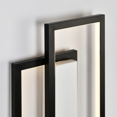 Kinkiet LED Symmetry czarny mat | Step Into Design