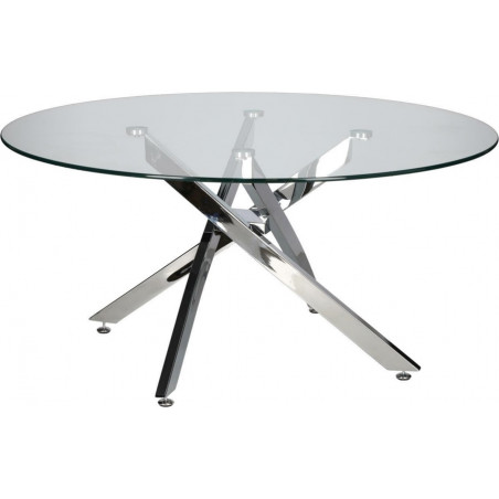 Stolik kawowy szklany Amber 90cm - Intesi | Elegancki design