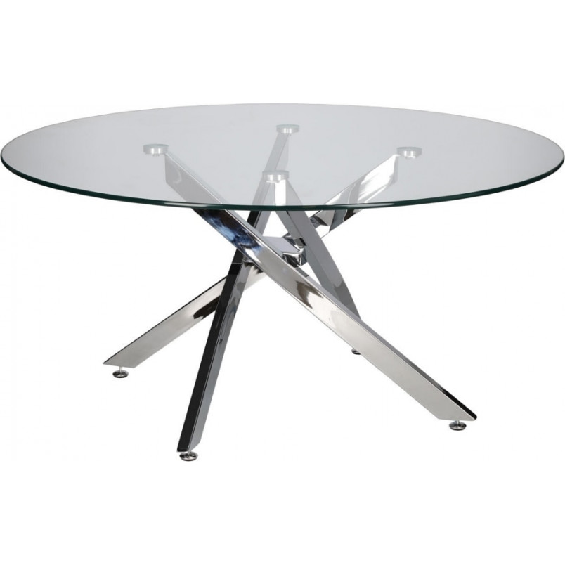 Stolik kawowy szklany Amber 90cm - Intesi | Elegancki design