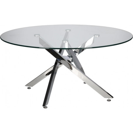 Stolik kawowy szklany Amber 90cm - Intesi | Elegancki design