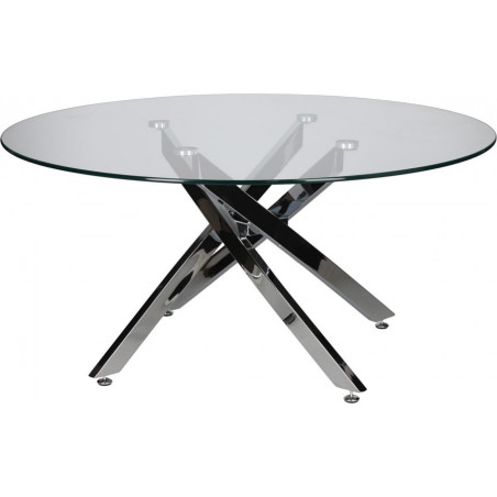 Stolik kawowy szklany Amber 90cm - Intesi | Elegancki design
