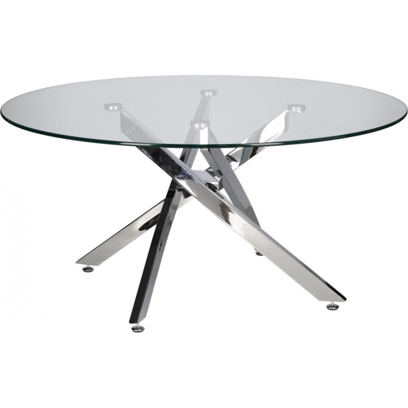 Stolik kawowy szklany Amber 90cm - Intesi | Elegancki design