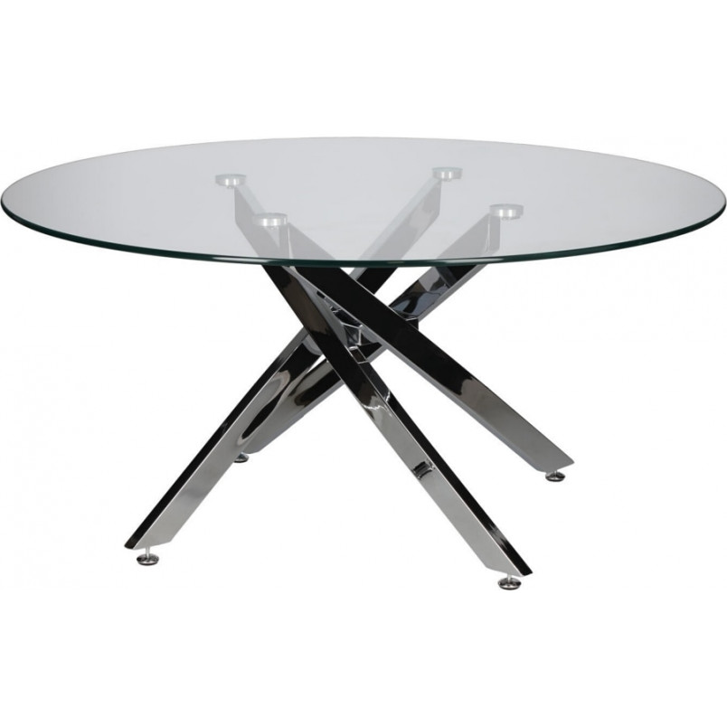 Stolik kawowy szklany Amber 90cm - Intesi | Elegancki design