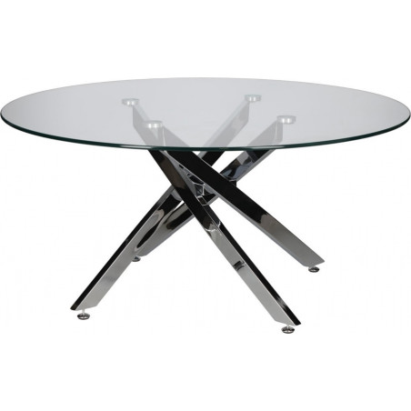 Stolik kawowy szklany Amber 90cm - Intesi | Elegancki design