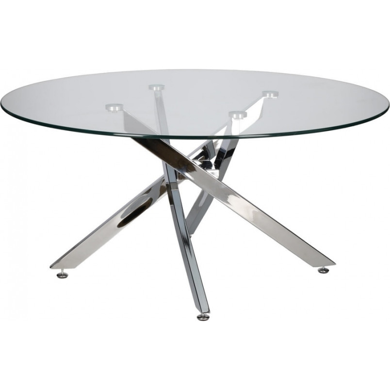 Stolik kawowy szklany Amber 90cm - Intesi | Elegancki design