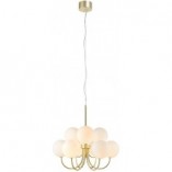 Lampa wisząca Bianco Markslojd | Szklane kule, styl glamour