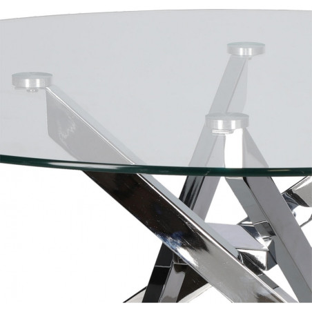 Stolik kawowy szklany Amber 90cm - Intesi | Elegancki design