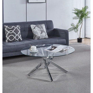 Stolik kawowy szklany Amber 90cm - Intesi | Elegancki design