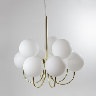 Lampa wisząca Bianco Markslojd | Szklane kule, styl glamour