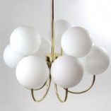 Lampa wisząca Bianco Markslojd | Szklane kule, styl glamour