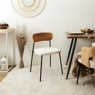 Krzesło Loki beżowe Intesi - Stylowy Design | Sklep Meblowy