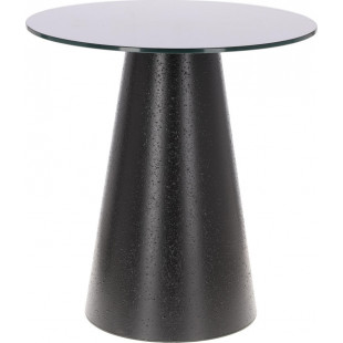 Stół okrągły czarny Intesi Soleilo 60cm - Elegancki design