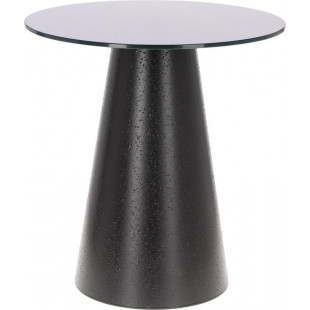 Stół okrągły czarny Intesi Soleilo 60cm - Elegancki design