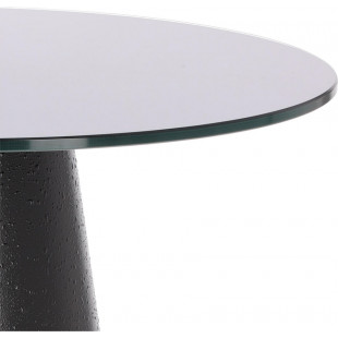 Stół okrągły czarny Intesi Soleilo 60cm - Elegancki design