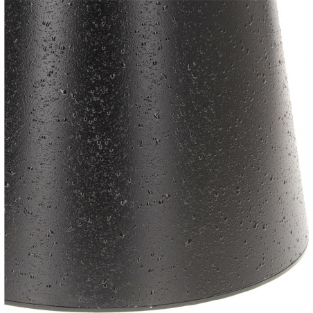 Stół okrągły czarny Intesi Soleilo 60cm - Elegancki design