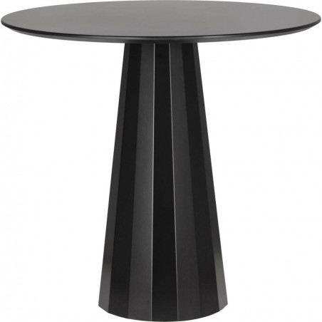 Stół okrągły Florero 80cm czarny Intesi - Elegancki design