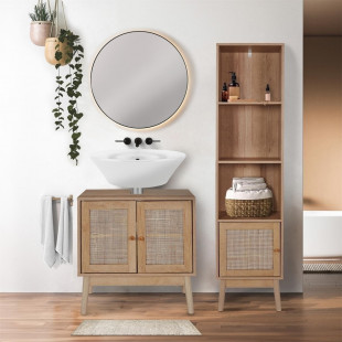 Szafka pod umywalkę Boho Bali 70x60cm Intesi - Stylowa do łazienki