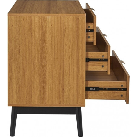 Komoda Felix 90x49cm - Skandynawski Design, 3 Szuflady | Intesi