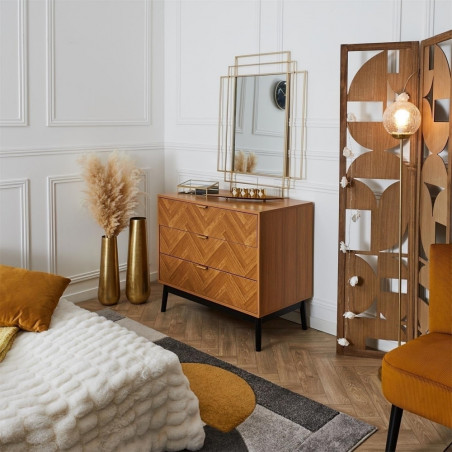 Komoda Felix 90x49cm - Skandynawski Design, 3 Szuflady | Intesi