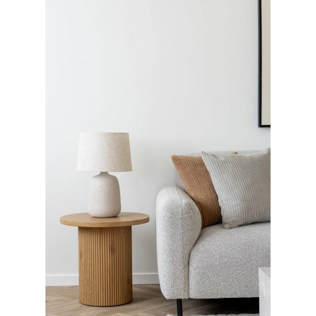 Stolik okrągły Intesi Boavista 48cm | Naturalne drewno