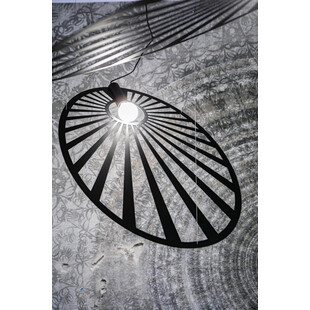 Lampa wisząca Lehdet czarna loft | Thoro - 110cm