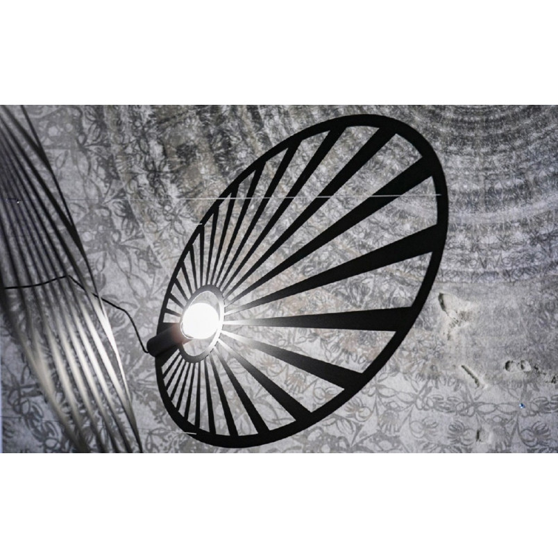 Lampa wisząca Lehdet czarna loft | Thoro - 110cm