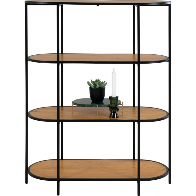Regał owalny Vita dąb - Intesi | Nowoczesny design