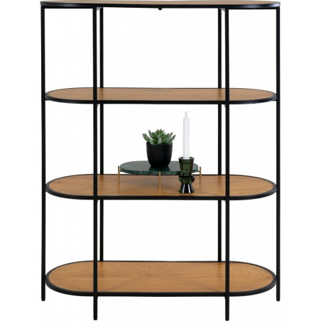 Regał owalny Vita dąb - Intesi | Nowoczesny design