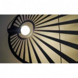 Lampa wisząca Lehdet czarna loft | Thoro - 110cm