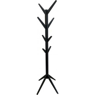 Wieszak stojący Tree Intesi - Czarny, 177,5cm | Sklep z meblami