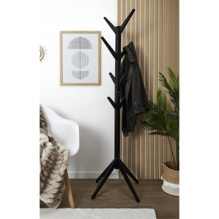Wieszak stojący Tree Intesi - Czarny, 177,5cm | Sklep z meblami
