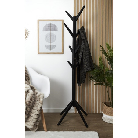 Wieszak stojący Tree Intesi - Czarny, 177,5cm | Sklep z meblami