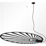 Lampa wisząca Lehdet czarna loft | Thoro - 110cm
