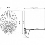 Lampa wisząca Lehdet czarna loft | Thoro - 110cm