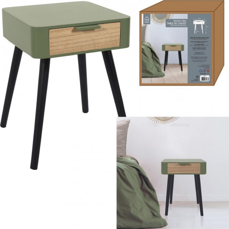 Szafka nocna Padano 35cm zielona Intesi | Skandynawski design