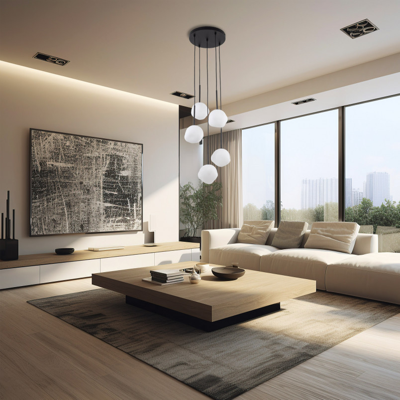 Lampa wisząca Misty 5 punktów - TK Lighting | Nowoczesny design