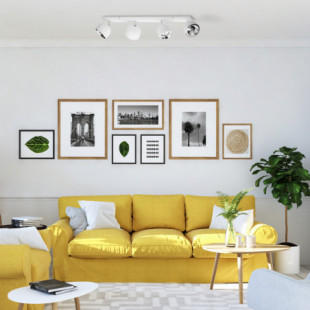 Reflektor sufitowy 4 punktowy Altea biały TK Lighting | Sklep z lampami