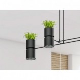 Lampa Wisząca Loft Kukkia Czarna | Thoro - 142cm