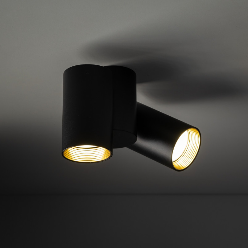 Reflektor sufitowy 2 punktowy Amis - TK Lighting | Czarny