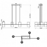 Lampa Wisząca Loft Kukkia Czarna | Thoro - 142cm