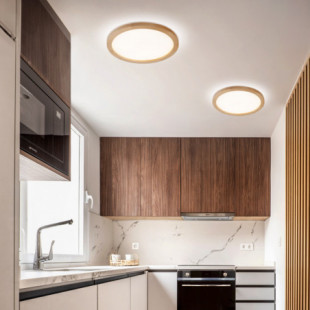 Plafon do łazienki Aqua Wood LED TK Lighting | 36W, Skandynawski