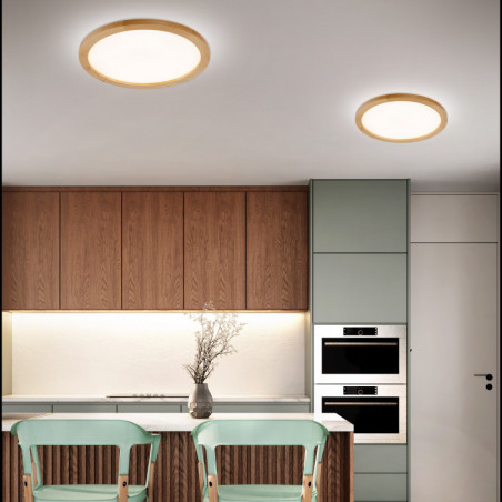 Plafon LED Aqua Wood do łazienki | TK Lighting
