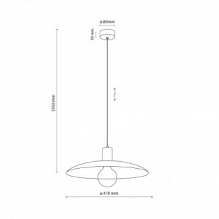Lampa wisząca retro Astra Sabia | TK Lighting - Loftowa